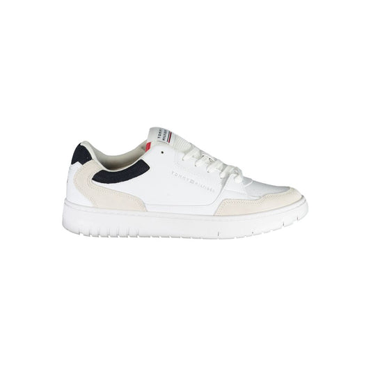Tommy Hilfiger White Polyethylene Men Sneakers