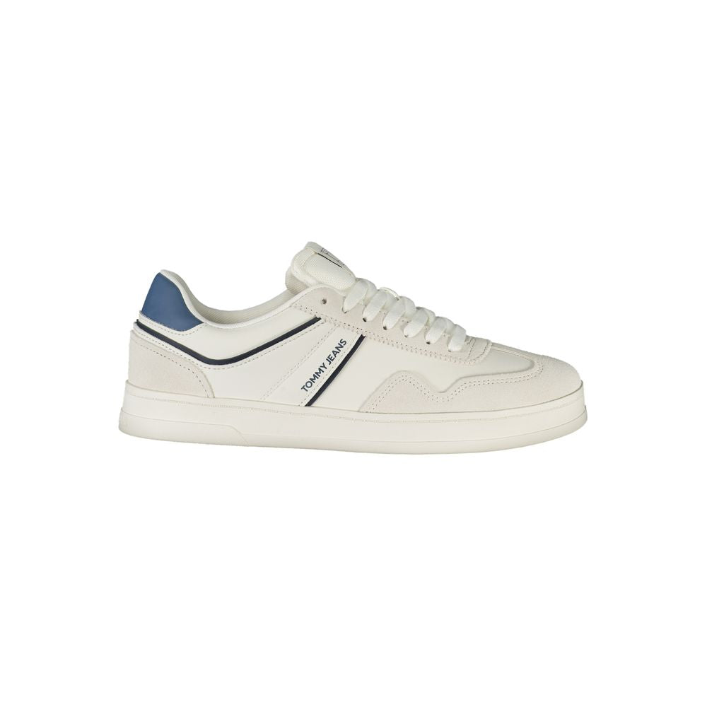 Tommy Hilfiger White Polyethylene Men Sneakers