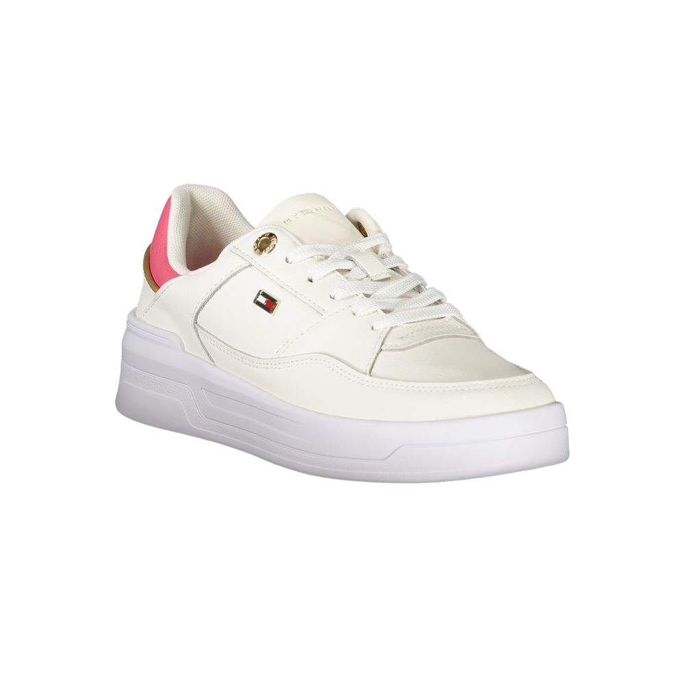 Tommy Hilfiger White Polyethylene Women Sneakers