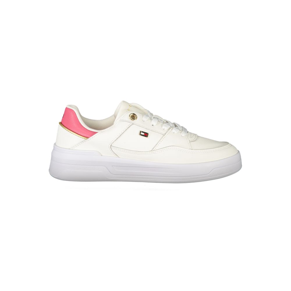 Tommy Hilfiger White Polyethylene Women Sneakers