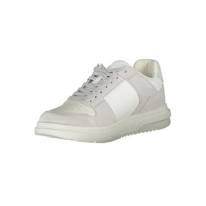 Tommy Hilfiger White Polyurethane Men Sneaker