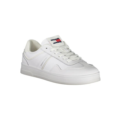 Tommy Hilfiger White Women's Polyurethane Sneakers
