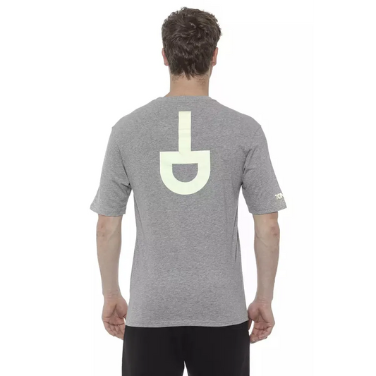 Tond Gray Cotton Men T-Shirt