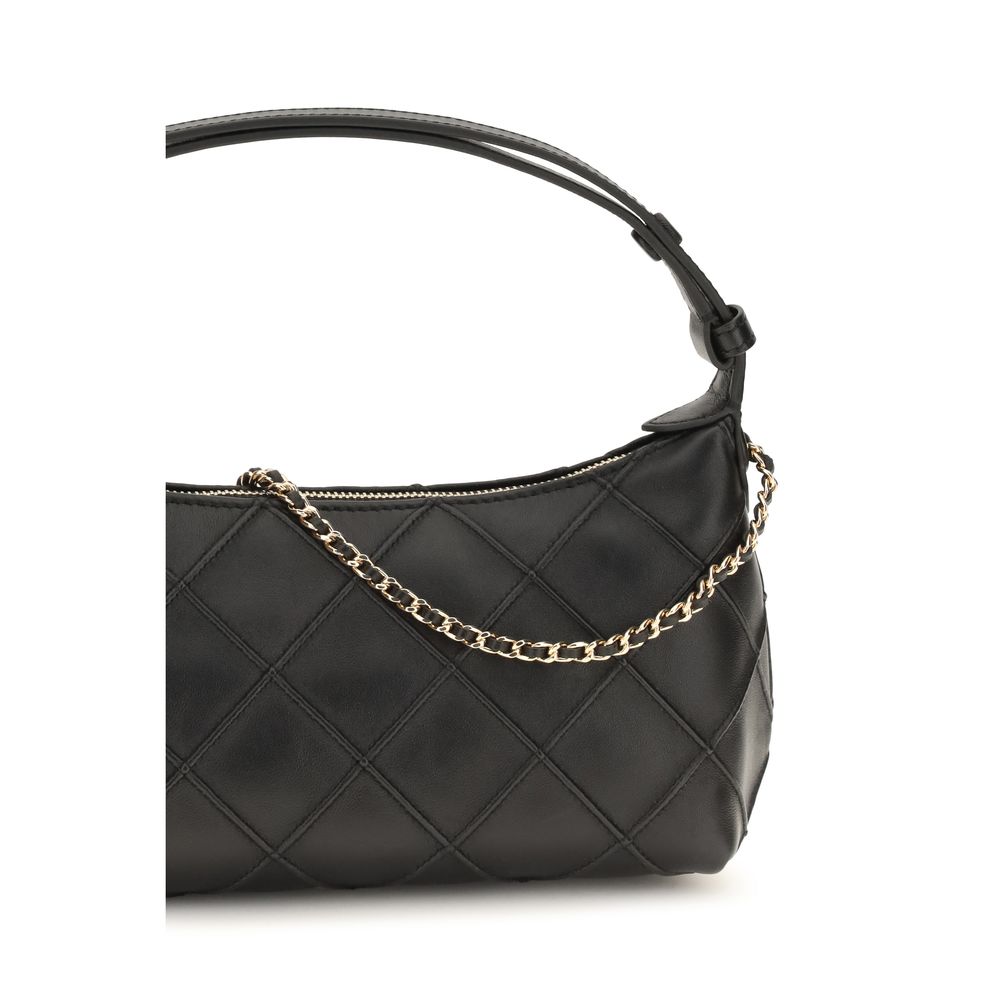 Tory Burch Black Calf Leather Bos Taurus Handbag
