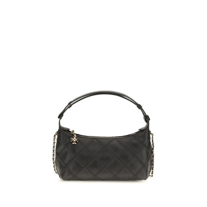 Tory Burch Black Calf Leather Bos Taurus Handbag