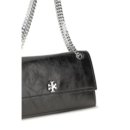 Tory Burch Black Suede Leather Shoulder Bag