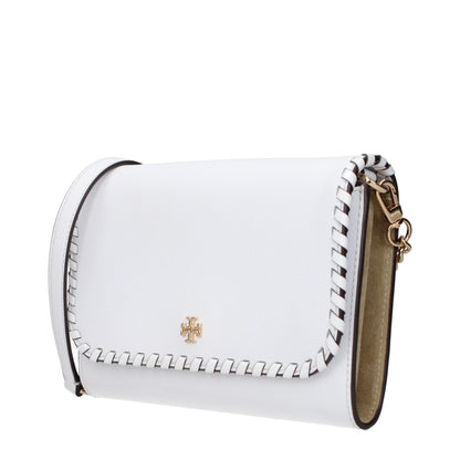 Tory Burch White Leather Clutch Bags