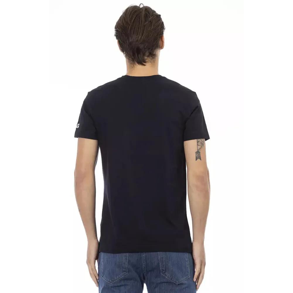 Trussardi Action Black Cotton Men's T-Shirt