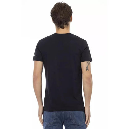 Trussardi Action Black Cotton Men's T-Shirt