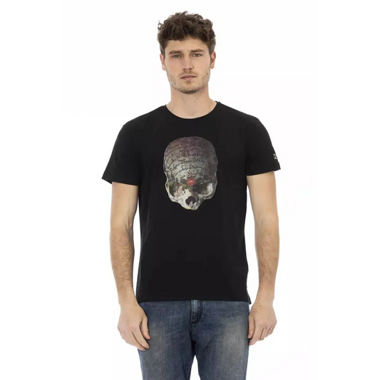 Trussardi Action Black Cotton Men's T-Shirt