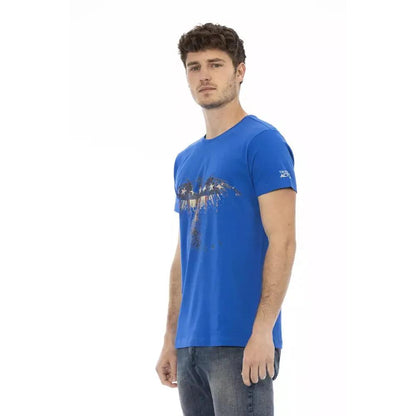 Trussardi Action Blue Cotton Men's T-Shirt
