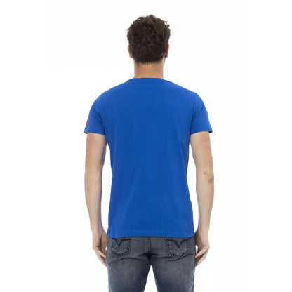 Trussardi Action Blue Cotton Men's T-Shirt