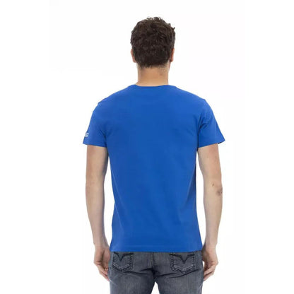 Trussardi Action Blue Cotton Men's T-Shirt