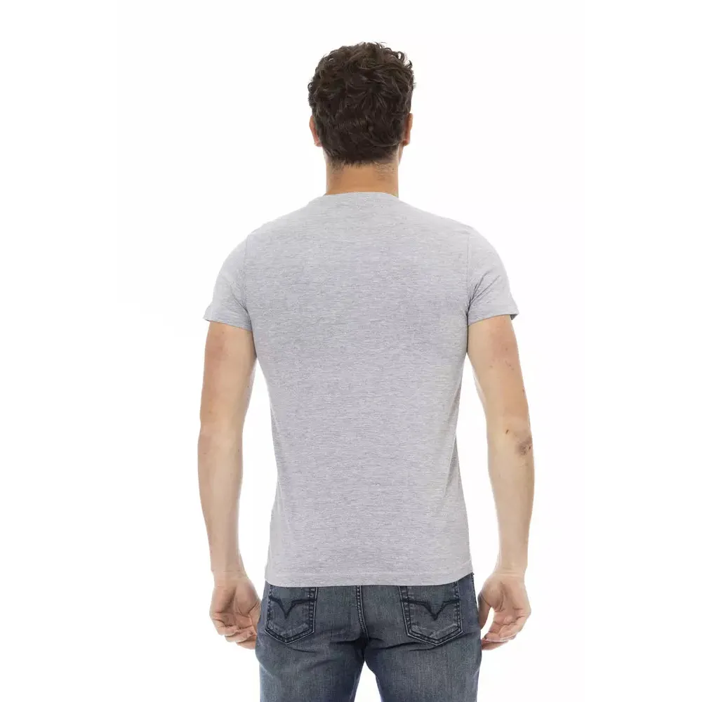 Trussardi Action Gray Cotton Men's T-Shirt