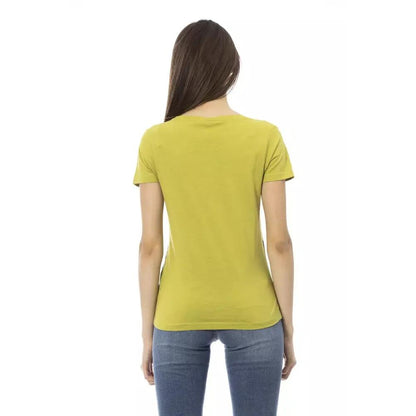 Trussardi Action Green Cotton Women T-Shirt