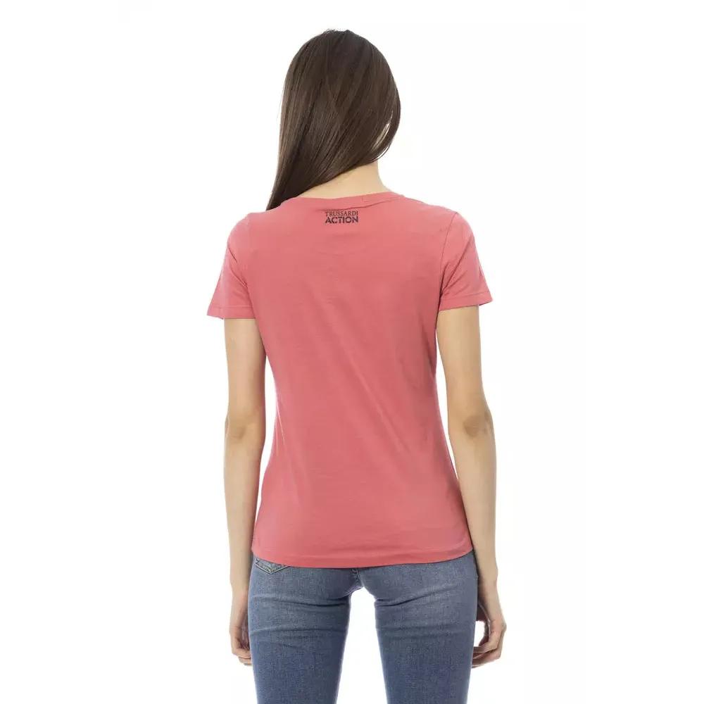 Trussardi Action Multicolor Cotton Women T-Shirt