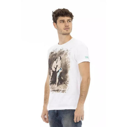 Trussardi Action White Cotton Men's T-Shirt