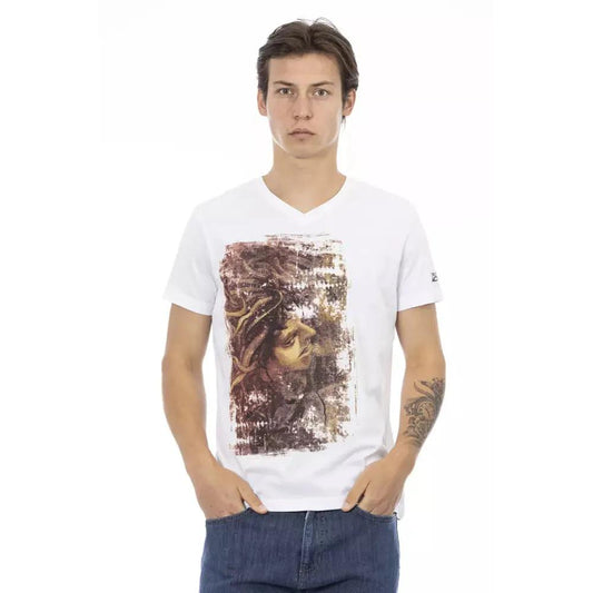 Trussardi Action White Cotton Men's T-Shirt