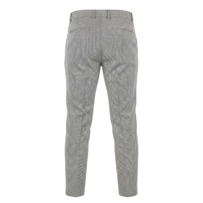 Trussardi Jeans Blue Flax Mens Pants
