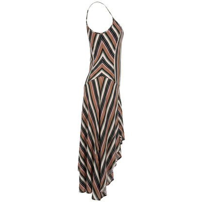 Trussardi Jeans Brown Viscose Women Dress