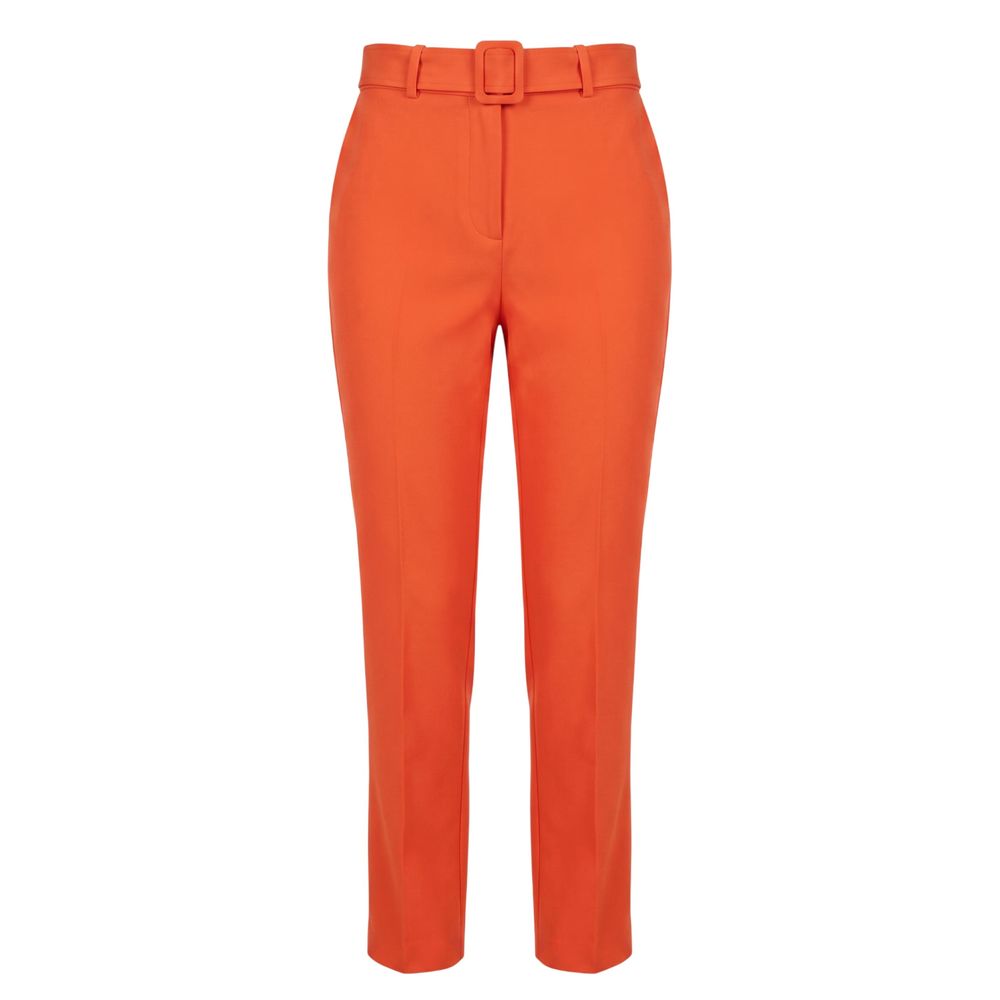 Trussardi Orange Viscose Women Pants