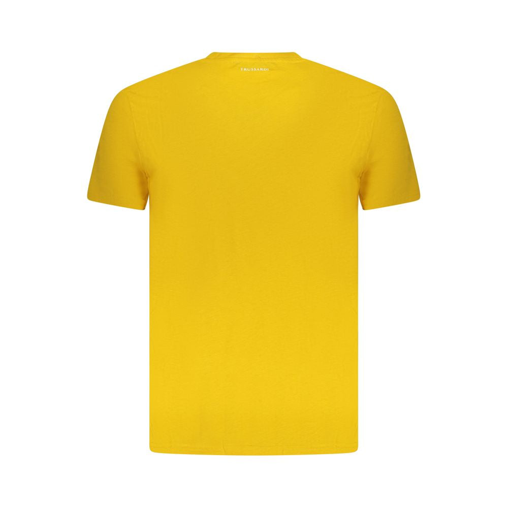 Trussardi Yellow Cotton T-Shirt