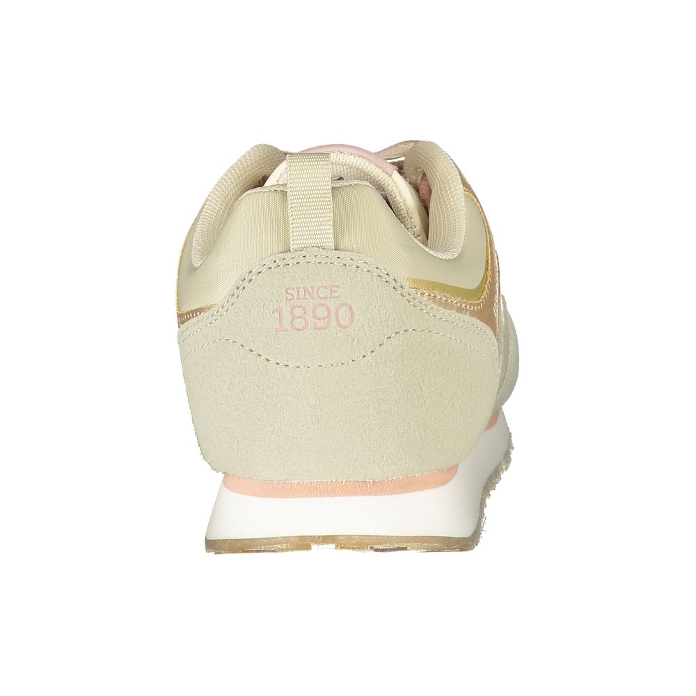 U.S. POLO ASSN. Beige Polyester Sneakers