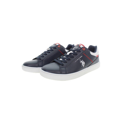 U.S. POLO ASSN. Blue Polyester Sneakers
