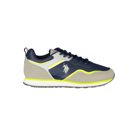 U.S. POLO ASSN. Blue Polyester Sneakers