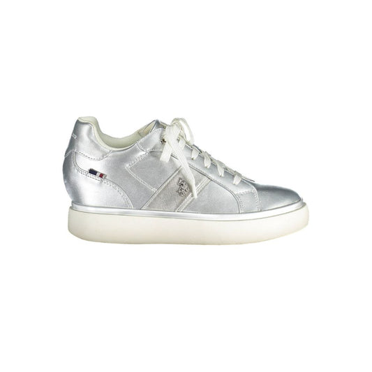 U.S. POLO ASSN. Gray Polyester Women Sneakers