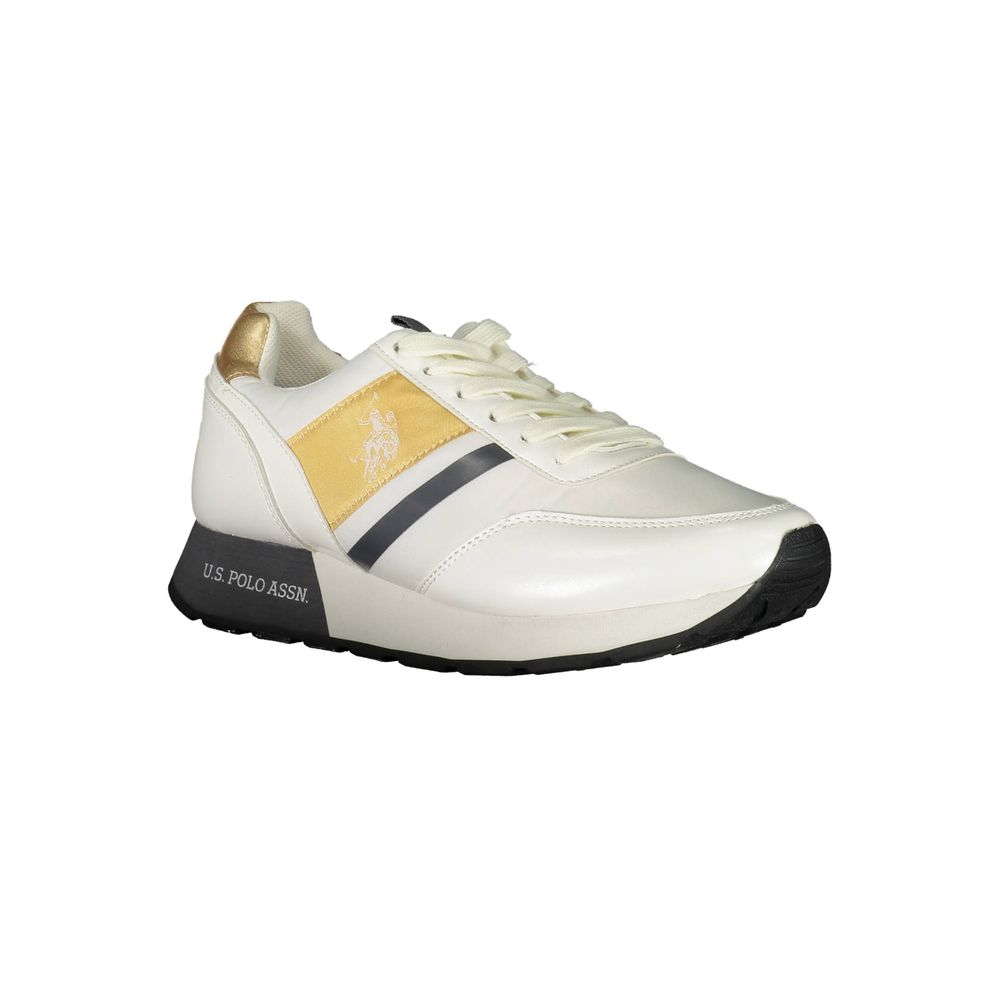 U.S. POLO ASSN. White Polyester Sneakers