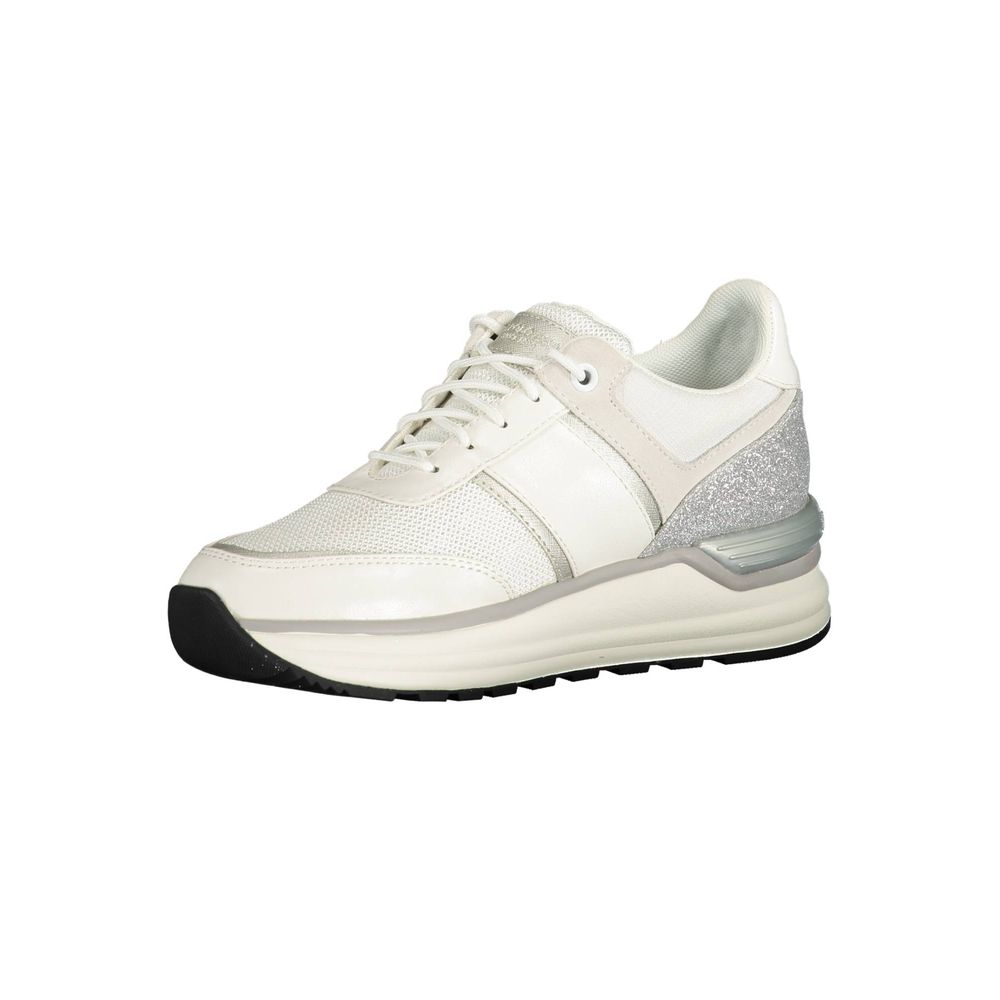U.S. POLO ASSN. White Polyester Sneakers