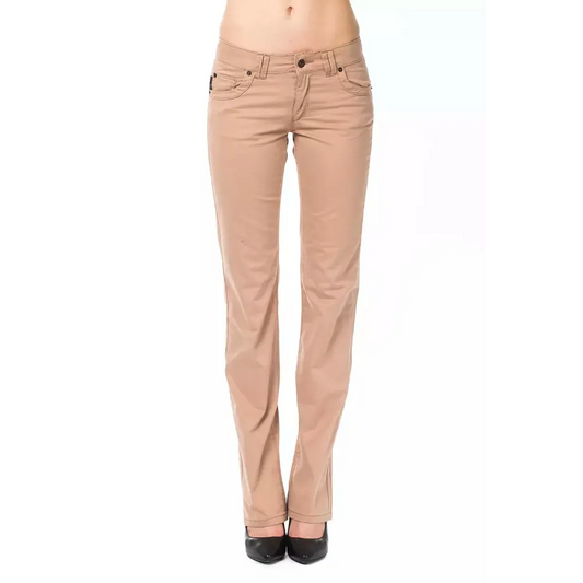Ungaro Fever Beige Cotton Women's Jean