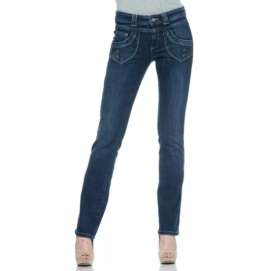 Ungaro Fever Blue Cotton Women Jeans