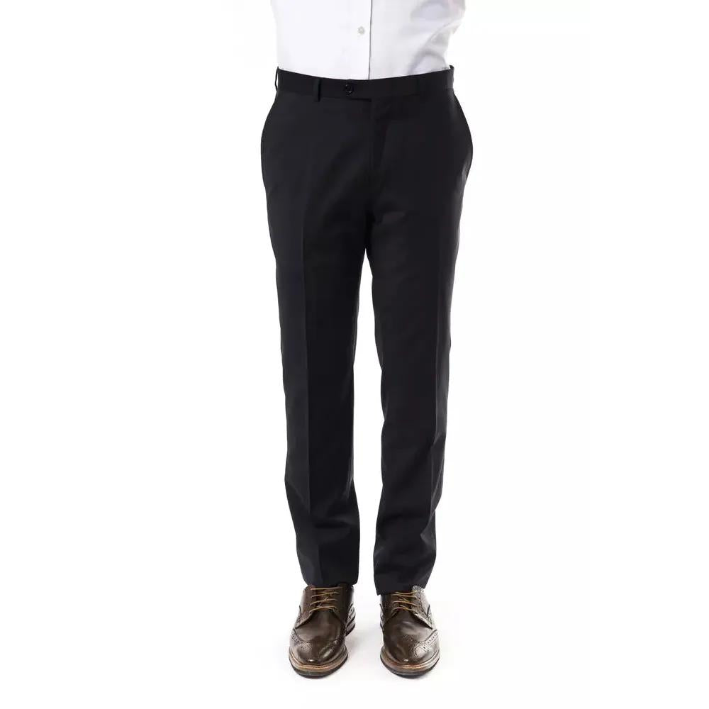 Uominitaliani Gray Wool Men Pants