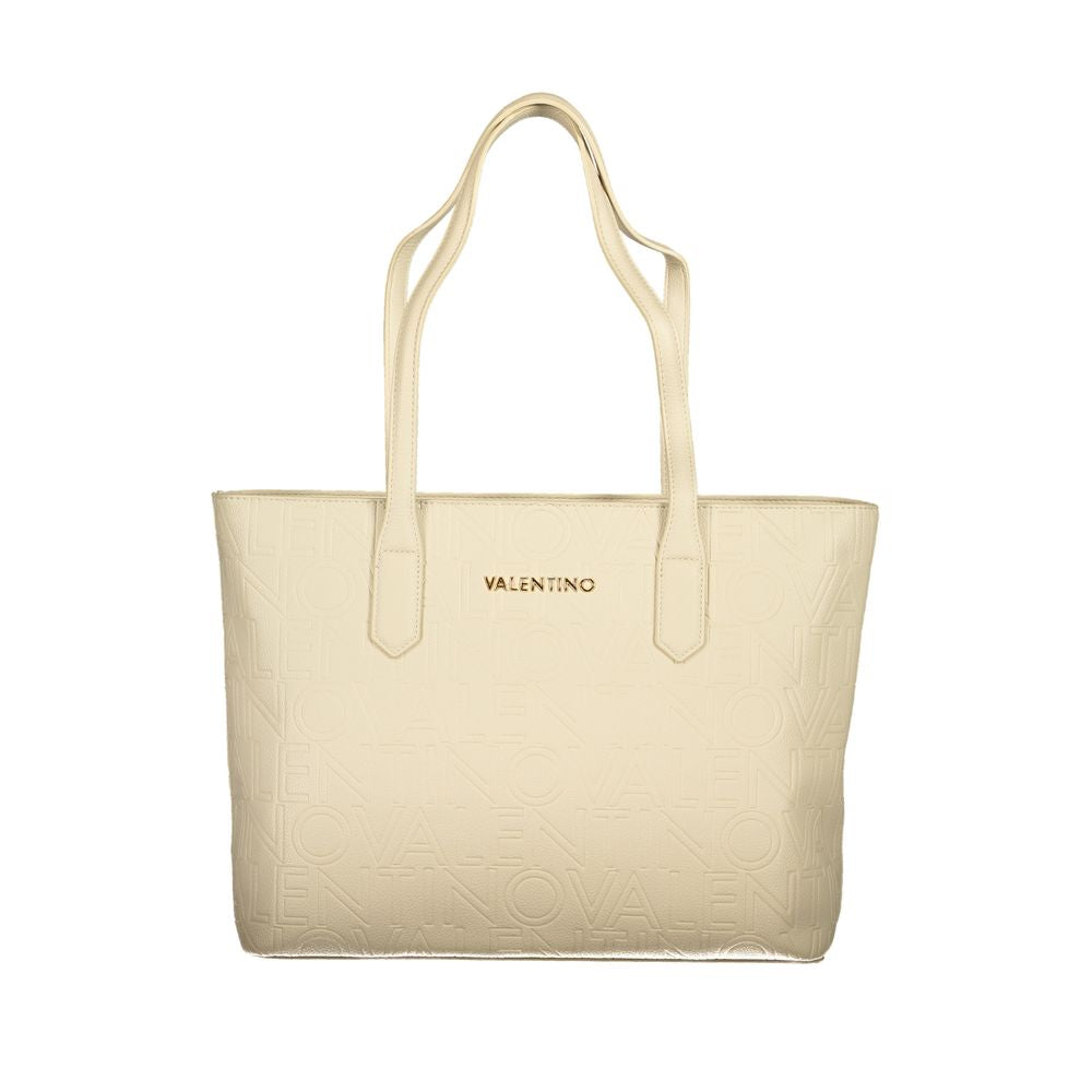 Valentino Bags Beige Polyethylene Handbag
