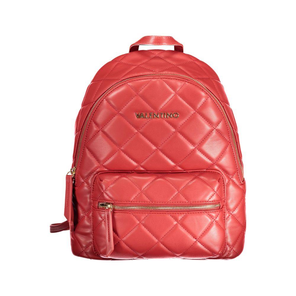 Valentino Bags Red Polyethylene Backpack-Modeoutlet
