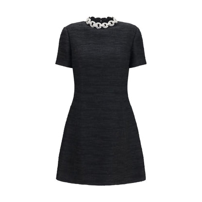Valentino Black Cotton Casual Dress