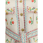 Valentino Embroidered Denim Jacket-Modeoutlet