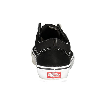 Vans Black Leather Men Sneakers