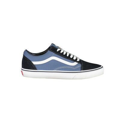 Vans Blue Leather Men Sneakers