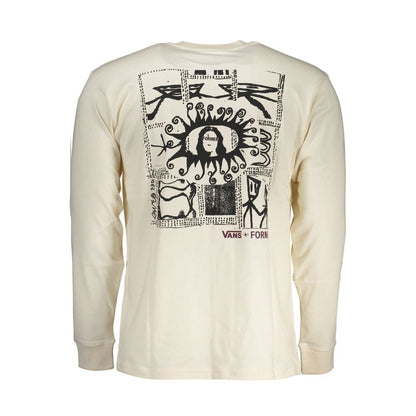Vans White Cotton Men's T-Shirt