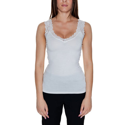 Vero Moda White Viscose Tank Top