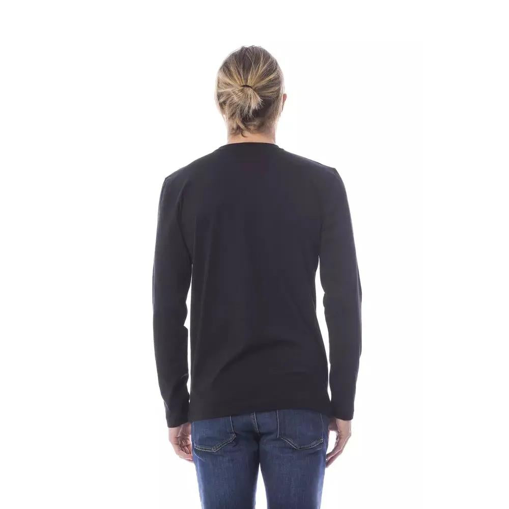 Verri Black Cotton Men T-Shirt