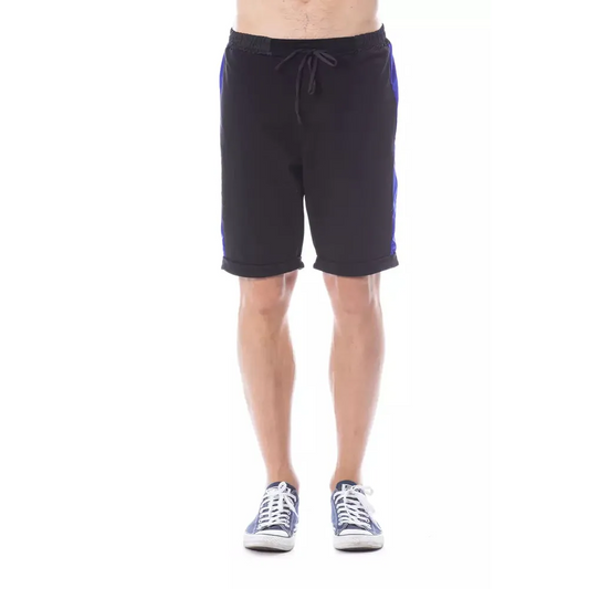 Verri Black Cotton Men's Short