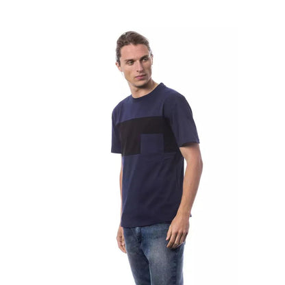 Verri Blue Cotton Men T-Shirt