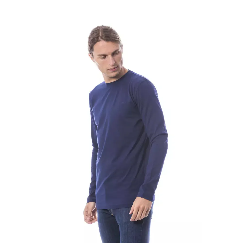 Verri Blue Cotton Men T-Shirt