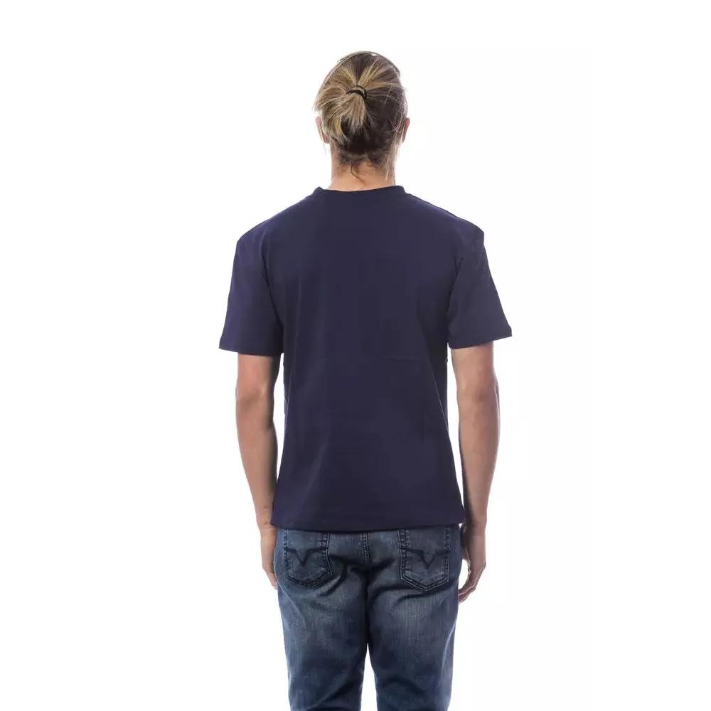 Verri Blue Cotton Men T-Shirt