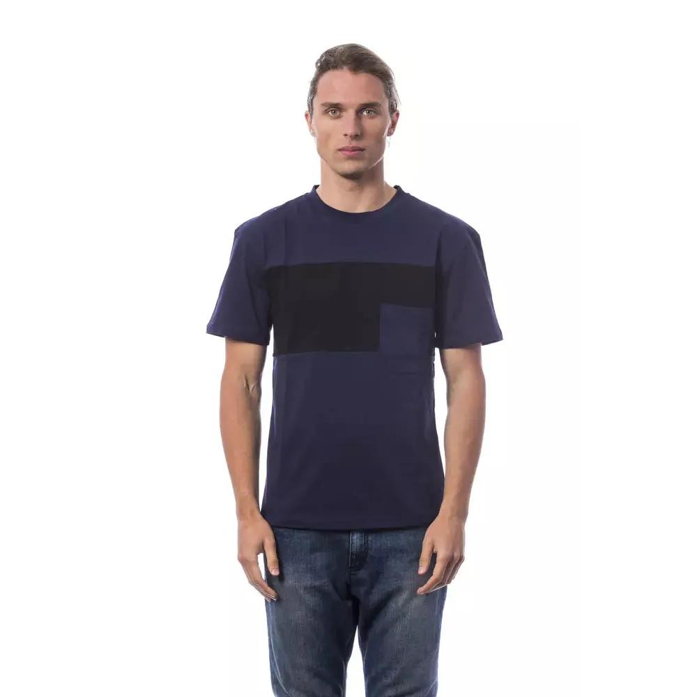 Verri Blue Cotton Men T-Shirt