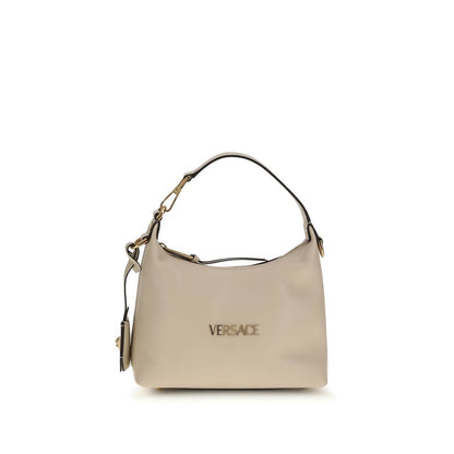 Versace Cream Calf Leather Bos Taurus Handbag
